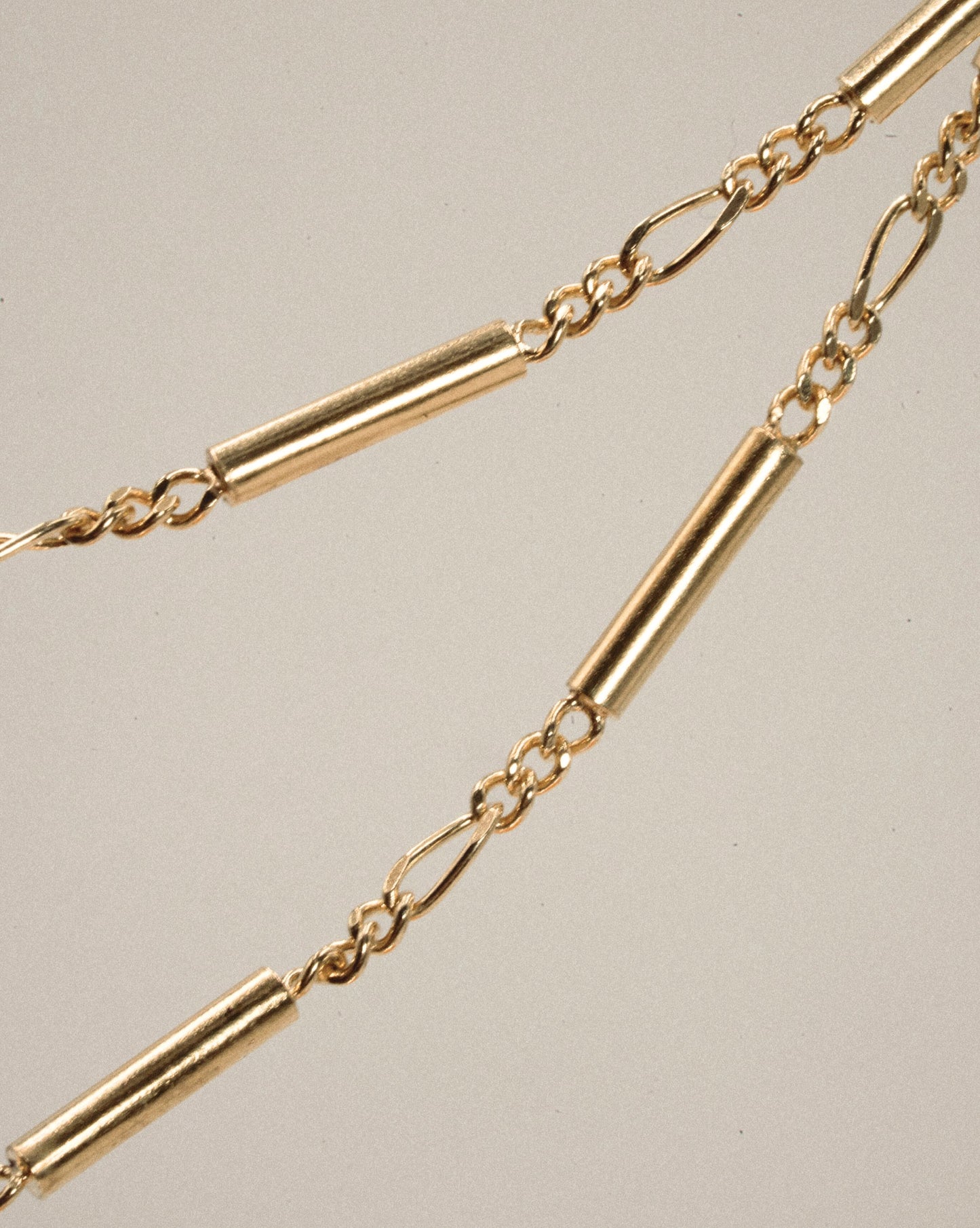TUBE LINK CHAIN NECKLACE