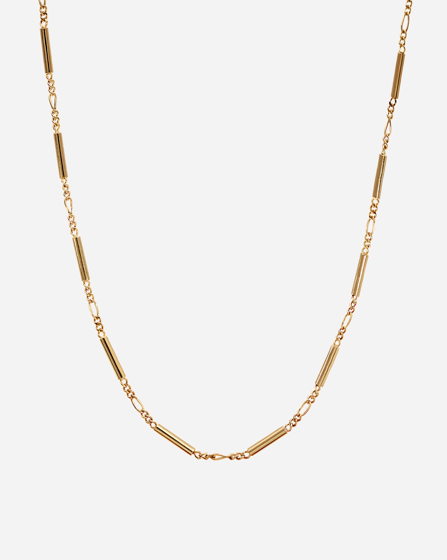 TUBE LINK CHAIN NECKLACE