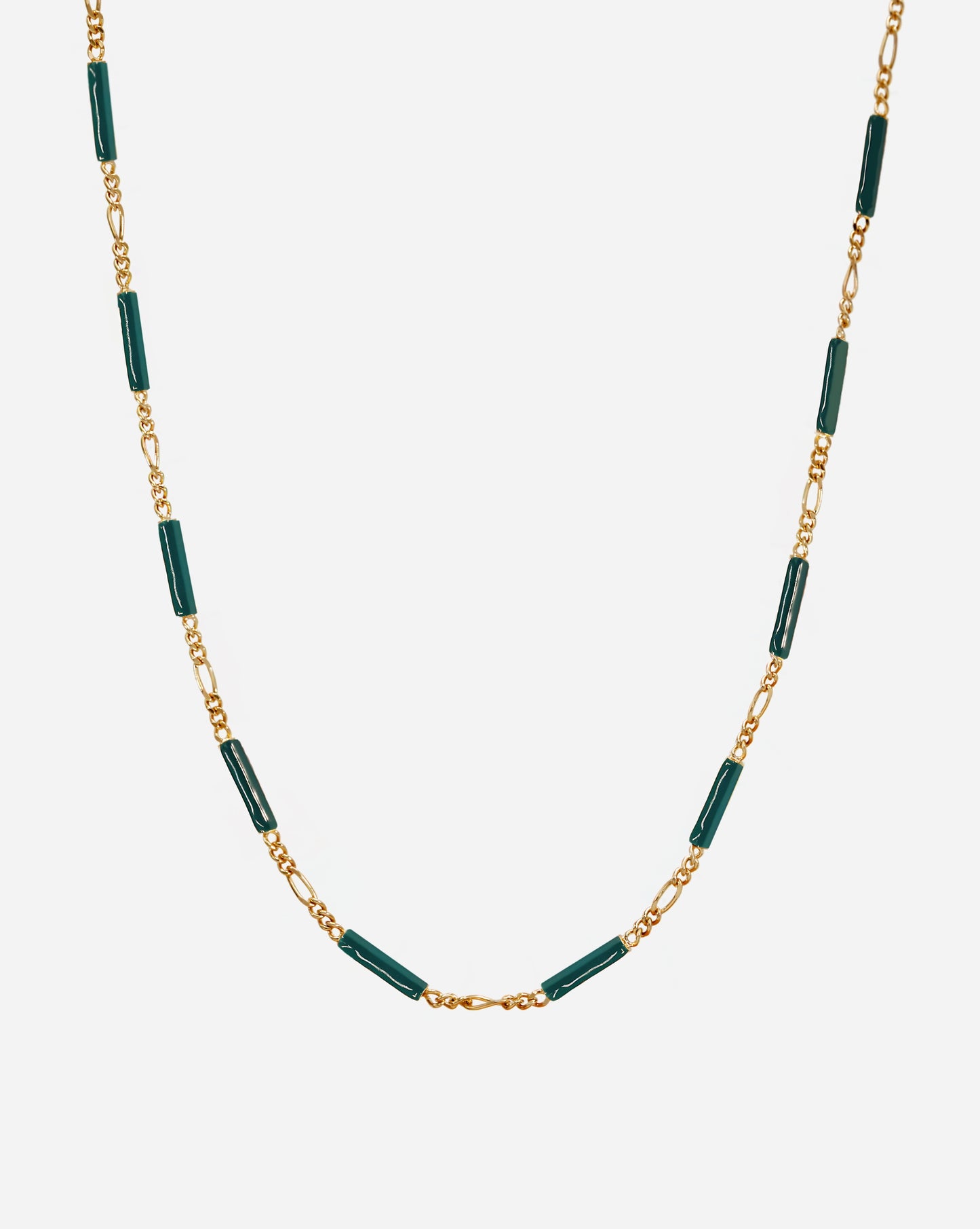 ENAMEL LINK NECKLACE