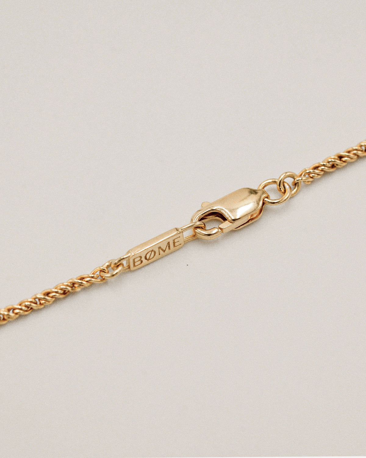 Rhin Rope Chain THIN ROPE CHAIN NECKLACE – BØME