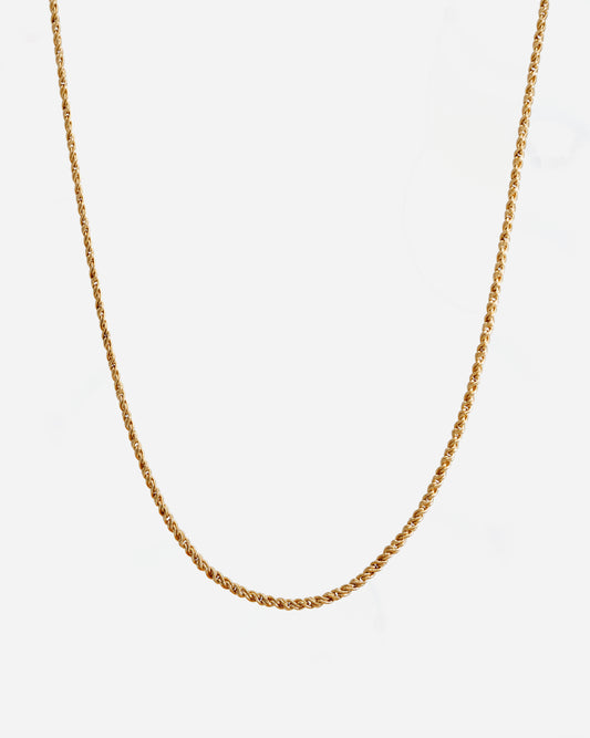 THIN ROPE CHAIN NECKLACE