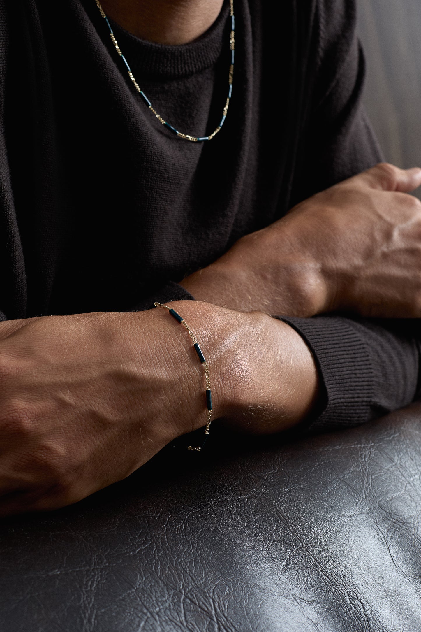 ENAMEL LINK BRACELET