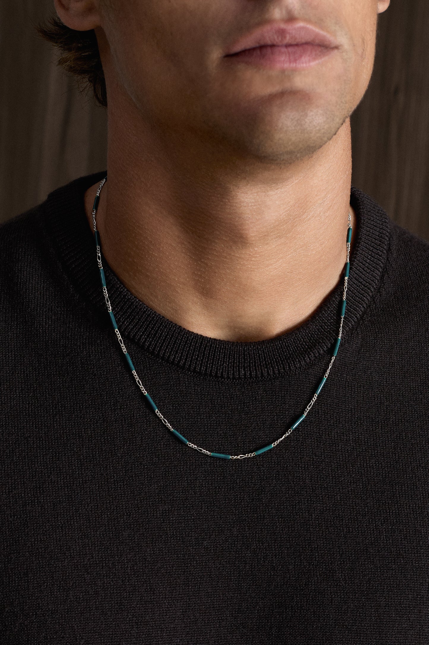 ENAMEL LINK NECKLACE