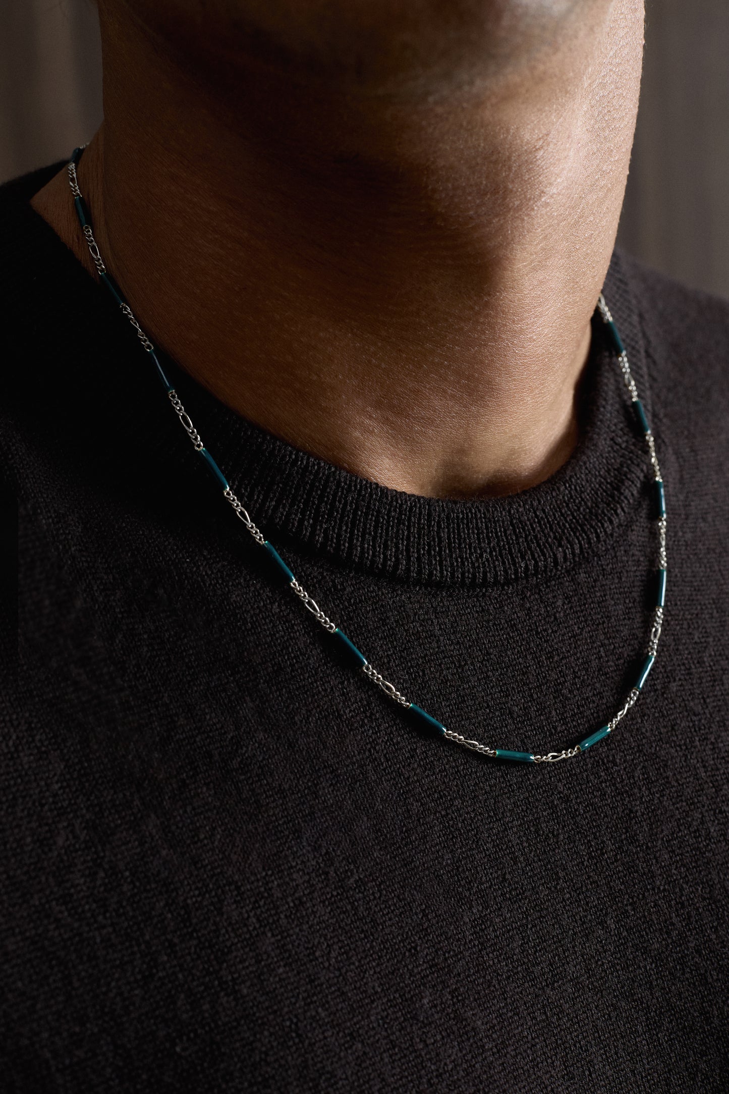 ENAMEL LINK NECKLACE
