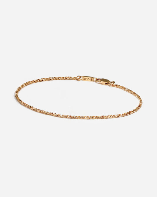 THIN ROPE CHAIN BRACELET