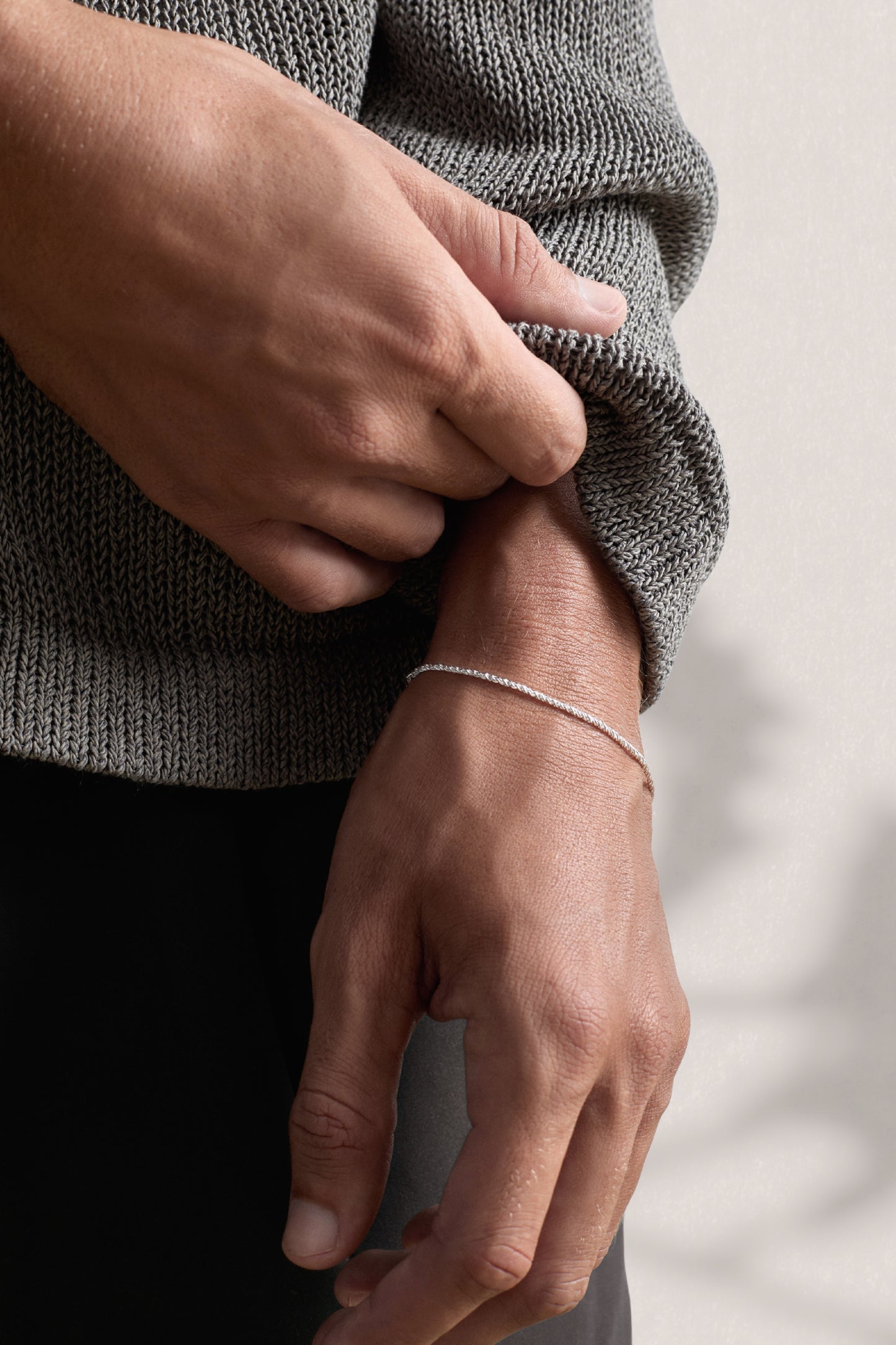 THIN ROPE CHAIN BRACELET