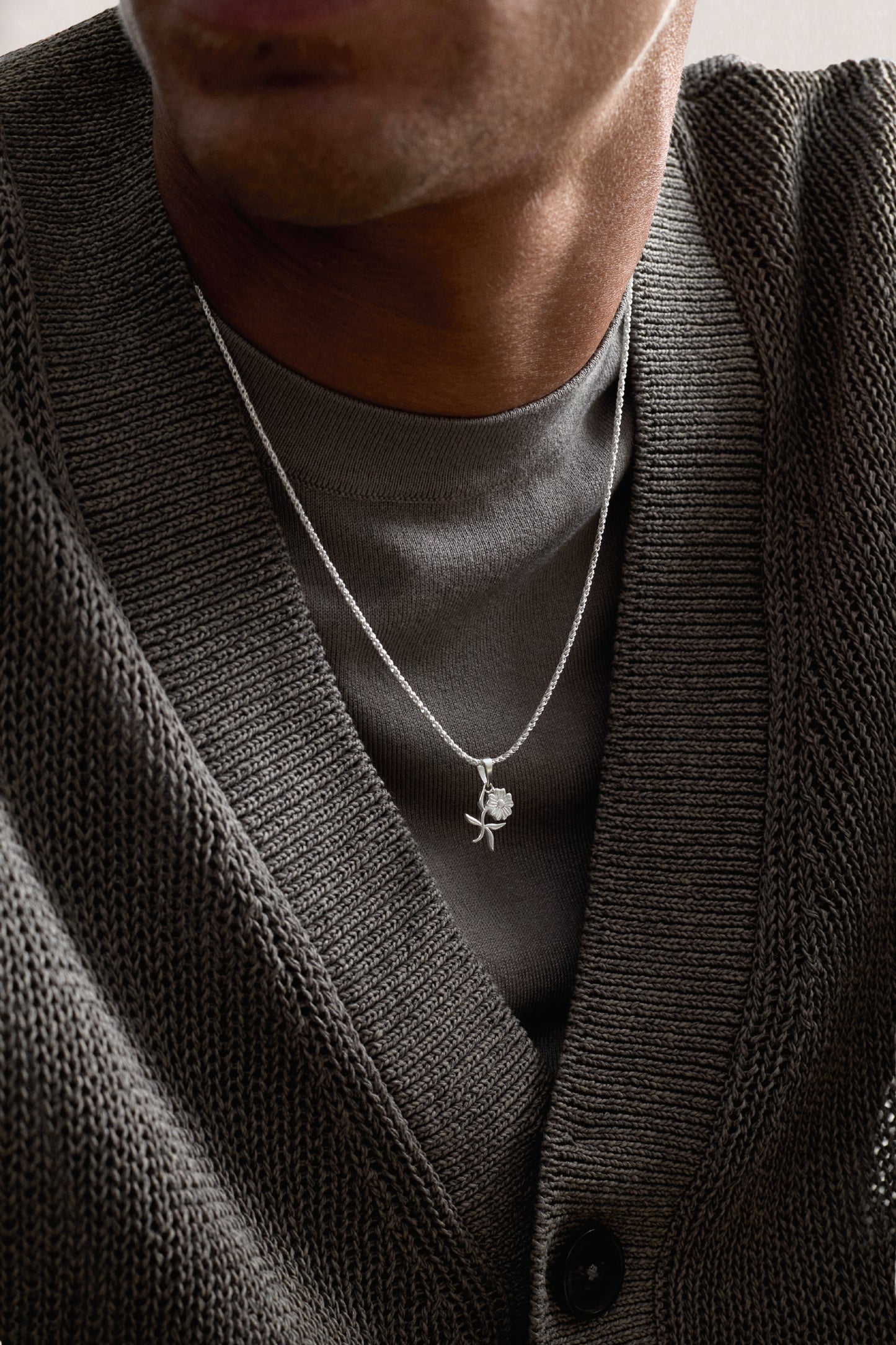 THIN ROPE CHAIN NECKLACE